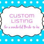 Custom Listing For Alicia For 50 Favor Tags (just..